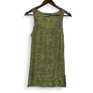 A|X Armani Exchange Sleeveless Blouse in Heather Green Wrinkle free Medium EUC